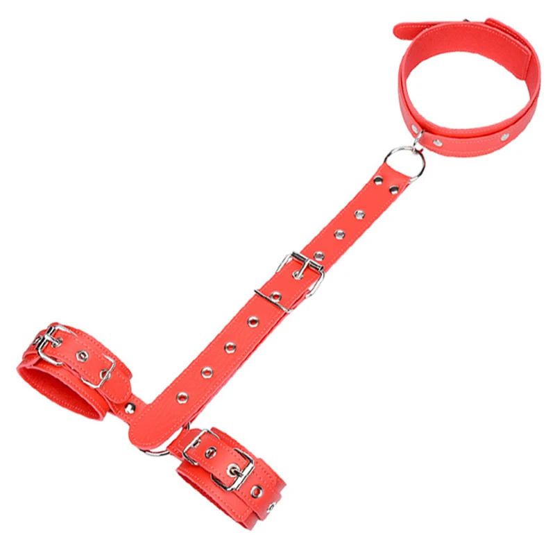 BDSM Bondage Restraints Collar Fetish Gags Adult Games Erotic Sex Toys For Woman Couples Slave Neck Handcuffs sex party toys,erotic sex toy,sex toys,sex bondage toys