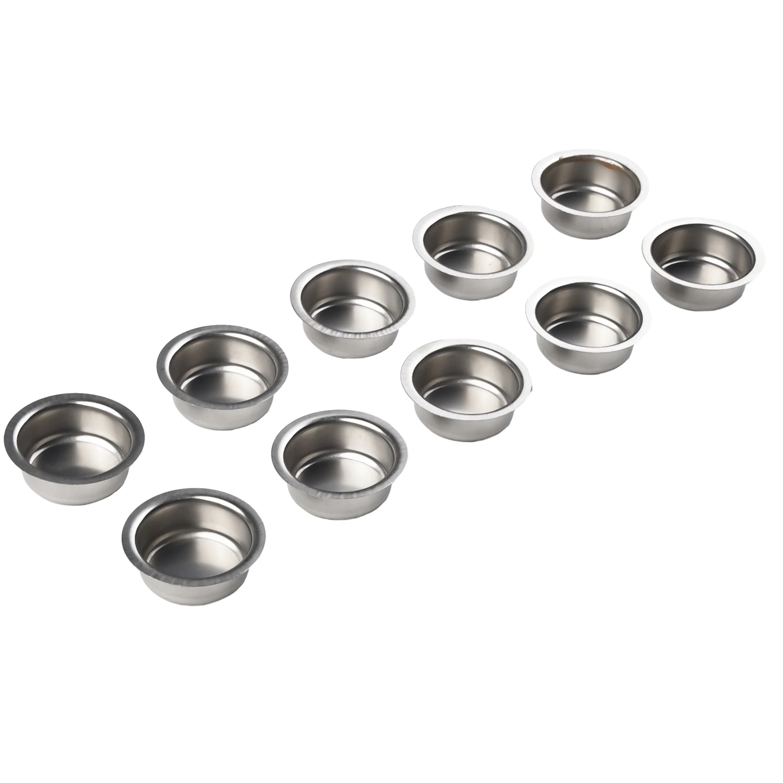 

High Quality Candle Cups Stainless Steel Hardware Home Specifications 12pcs Accessories Candle Holder Container