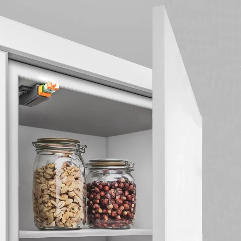Self-Closing Push To Open Cabinet Hardware Push To Open Door Latch Duty Latches For Door Release 6 Pack