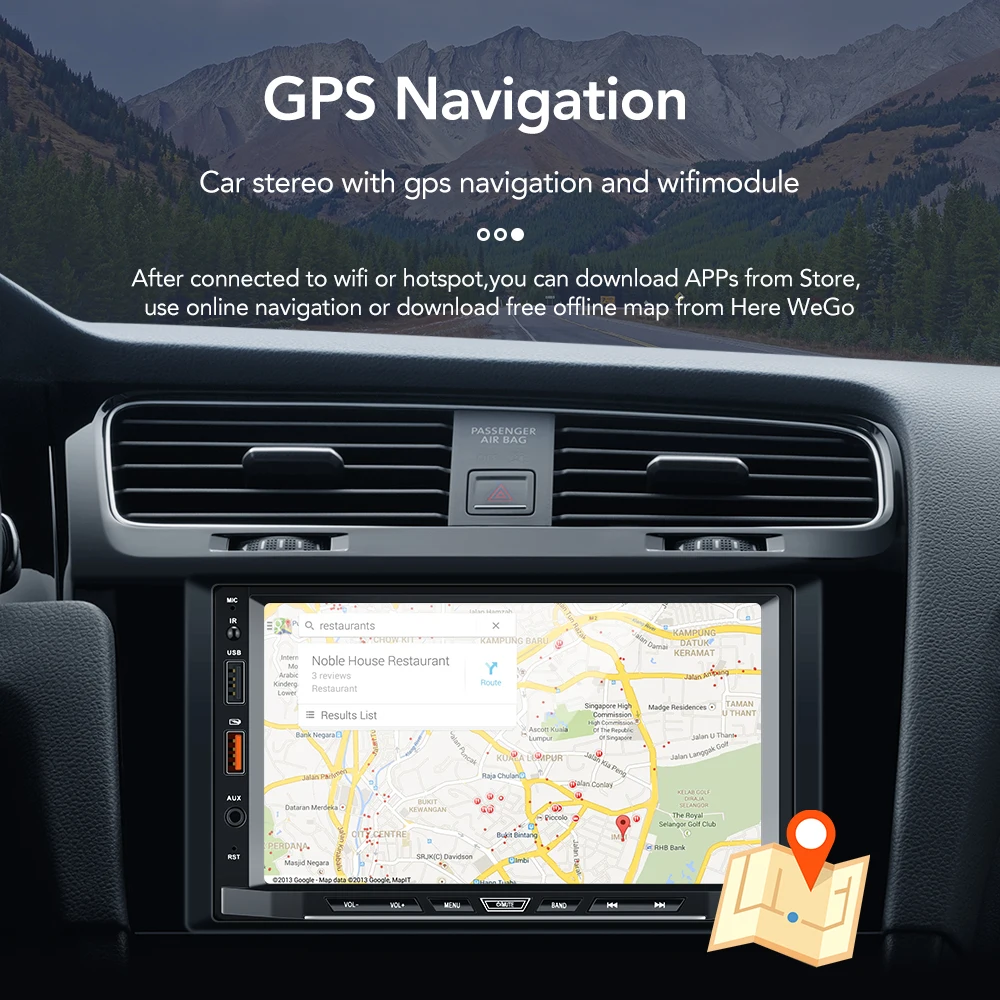 Car Radio 2 Din Android 11 Carplay Android Auto Car Stereo Multimedia Player Universal 7 Inch GPS Bluetooth RDS For VW Nissan 5 Car Radio 2 Din Android 11 Carplay Android Auto Car Stereo Multimedia Player Universal 7 Inch GPS Bluetooth RDS For VW Nissan - Image 5