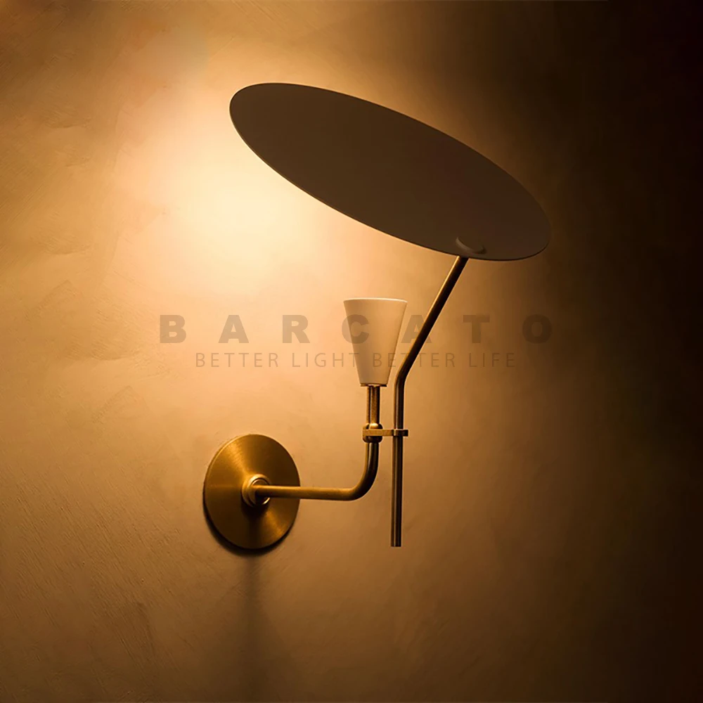 Modern Adjustable Brass LED Wall Sconce 3