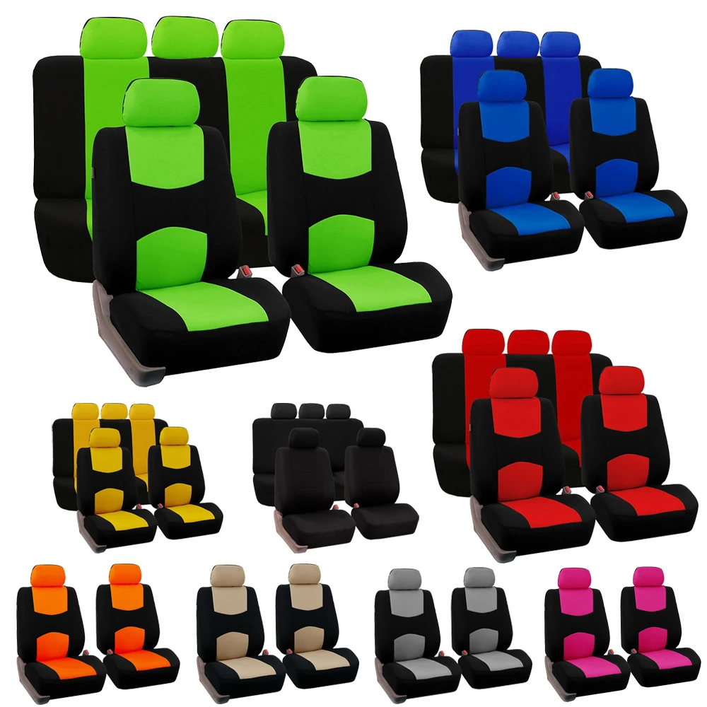 Fundas de tela para asiento de coche, accesorios de cubierta de protección de asiento automático
