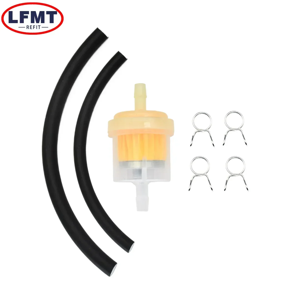 Motorcycle Fuel Filter Universal Gas Fuel Filters and Fuel Pipe For Dirt Pit Bike Moped Scooter ATV Go Kart 49cc 50cc 110cc 125cc 150cc