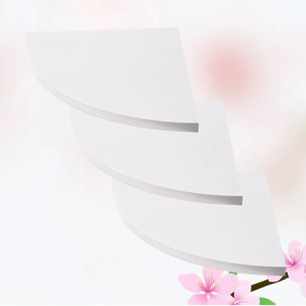 

3 PCS/Set Corner Floating Shelves Rounded Hanging Wall Mount Decor Decoration Display Decorate