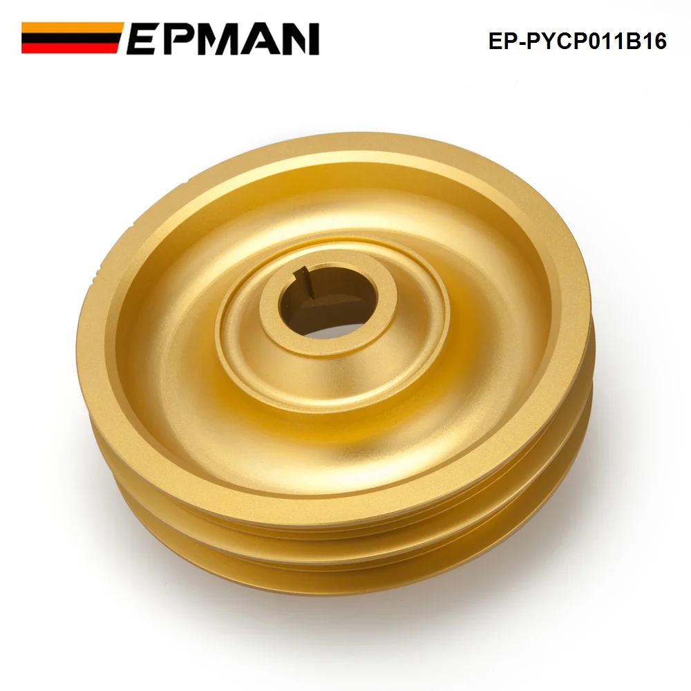 EPMAN Racing Light Weight Aluminum Crankshaft Pulley EP-PYCP011B16 For Honda Civic Si Integra B-Series 99-00