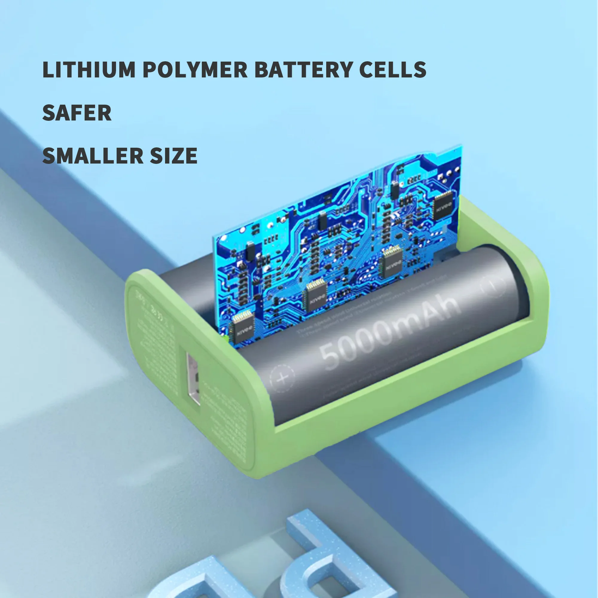 5-Port Power Bank 10000mAh, USB-C & Micro, LED Display, Fast Charging, Compatible with phone