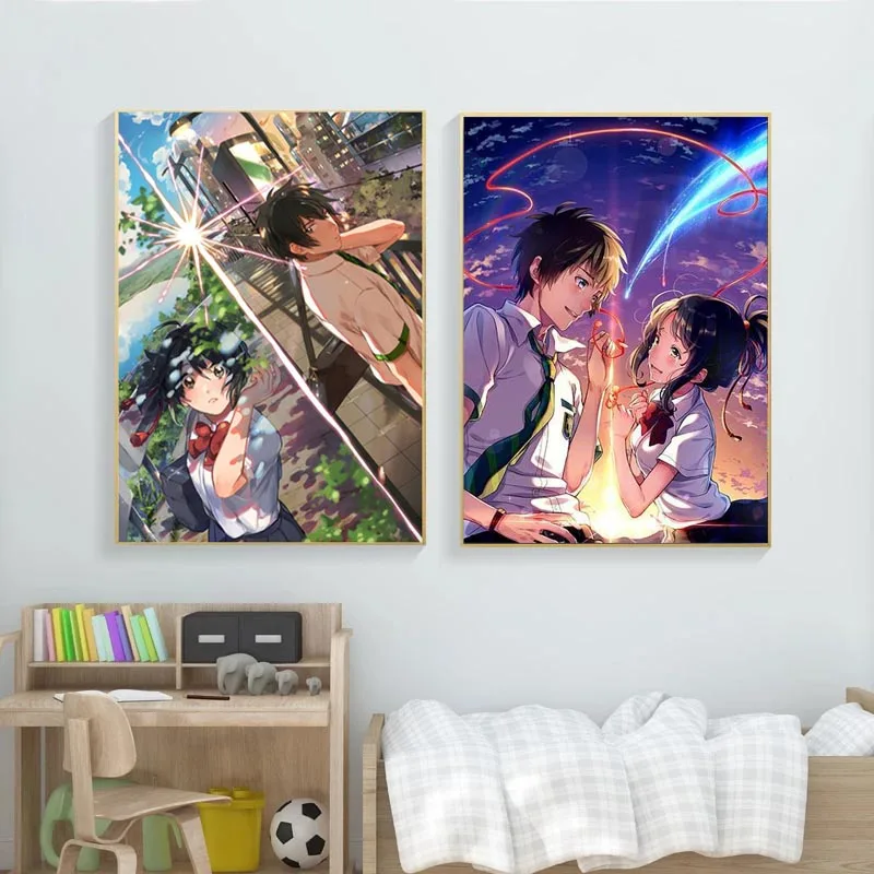 Meu senpai é irritante anime impressão arte poster dos desenhos animados  mangá imagem da parede pintura em tela otaku decoração de casa - AliExpress