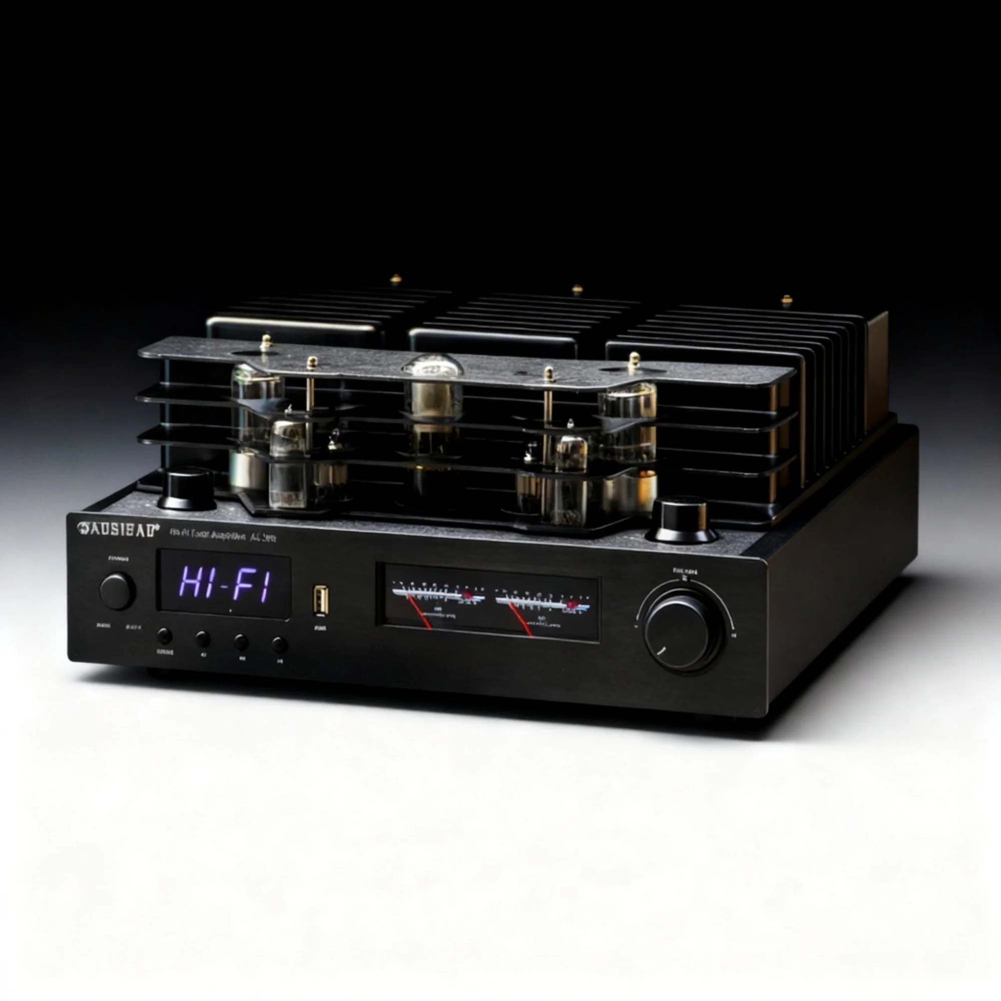 2x200W 튜브 앰프 5.0 블루투스 앰프 하이파이 고출력 앰프 SNR 80dB 앰프 RC 동축 광 입력 홈 시어터용