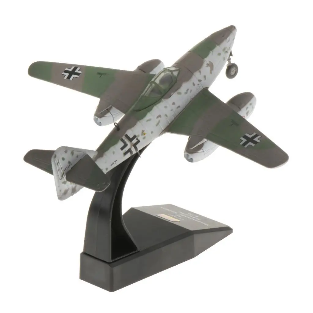 독일 Me-262 전투기 합금 전투기 모델 다이캐스트 비행기 모델, 기념 컬렉션 선물, 1/72 체중계