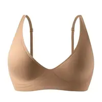 Beau dos Invisible sous-vêtements sans couture femmes grand sein révélant petit sein rassemblant côté poitrine Sexy soutien-gorge sans fil 6
