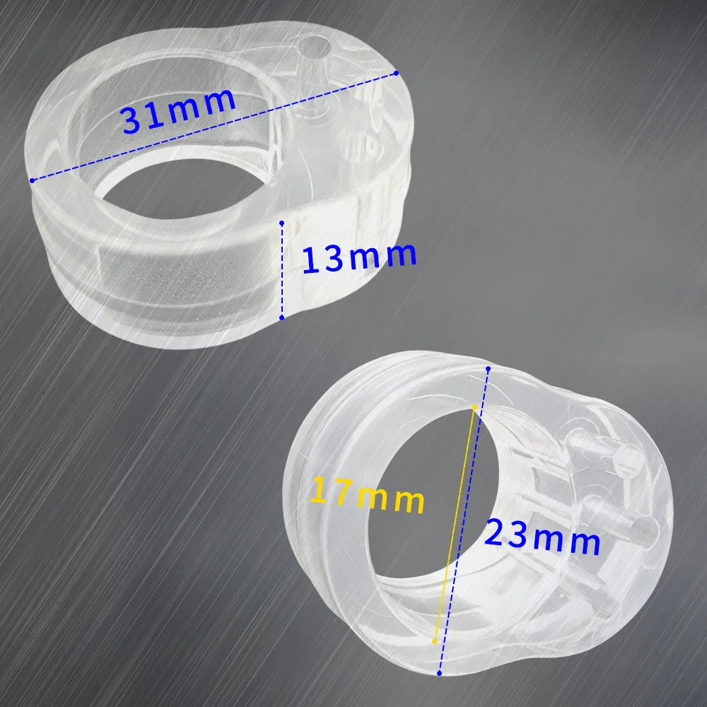 Door Stop Transparent Safety Supplies Silicone Door Handle Buffer Wall Furniture Protection Retainer Hardware Home