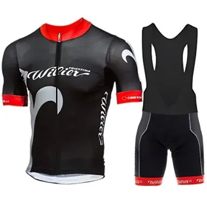 New Cycling Team Abbigliamento 19D Pad Shorts Bike Jersey Set Ropa Ciclismo Quick Dry Mens Pro Bicycling Maillot Culotte