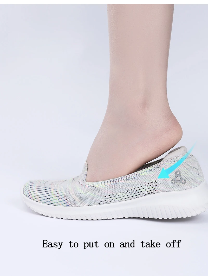 2022 Light Snakers Sport Summer Running Shoes for Women Luxury Brand High Quality Mesh Slip Massage Magnetic Health Care Shoes