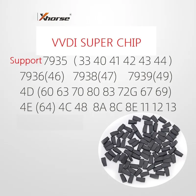 Xhorse VVDI Super Chip XT27 XT27A01 XT27A Transponder for ID46/40/43/4D/8C/8A/T3/47/8A Chip for VVDI2 VVDI Key Tool