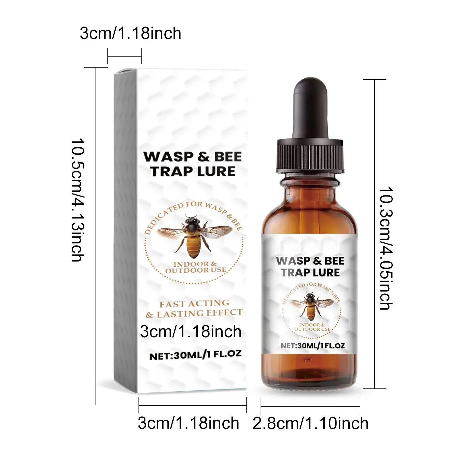 Description Picture 3 of itemBee Attractant Lure Bee Queen Pheromone Catching Bait Swarm Lure Beekeeping Attract Bait Swarm Commander Honeybee Trap Liquid