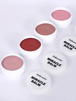 Miracle Downycheek Cream Monochrome Blush Paste Mud Woman New Peach Blush  Eyeshadow Lipstick 3In1 Paste Cheek Women Comstics - Thumbnail 7