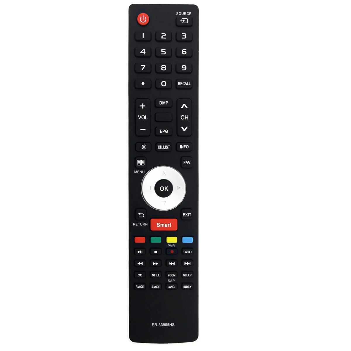 

Replace ER-33905HS Remote Control ER-33905 for Hisense 3D Smart TV