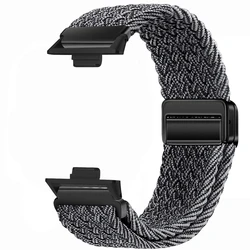 Adjustable Magnetic Loop Braided Sport Nylon Replacement Strap Bracelet for Redmi watch 4 (HWB)