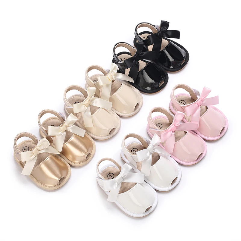 Spring and Summer Princess Gift Shoes For Baby Girls Versatile Indoor And Outdoor Rubber Soled Anti Slip Walking Shoes