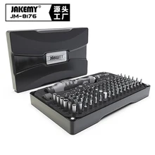 

Jakemy 106 In 1 Professional And Precision Plastic Handle Screwdriver Set JM-8176 Hand Tools Screw-Driver Bits S2 CRV Stainless