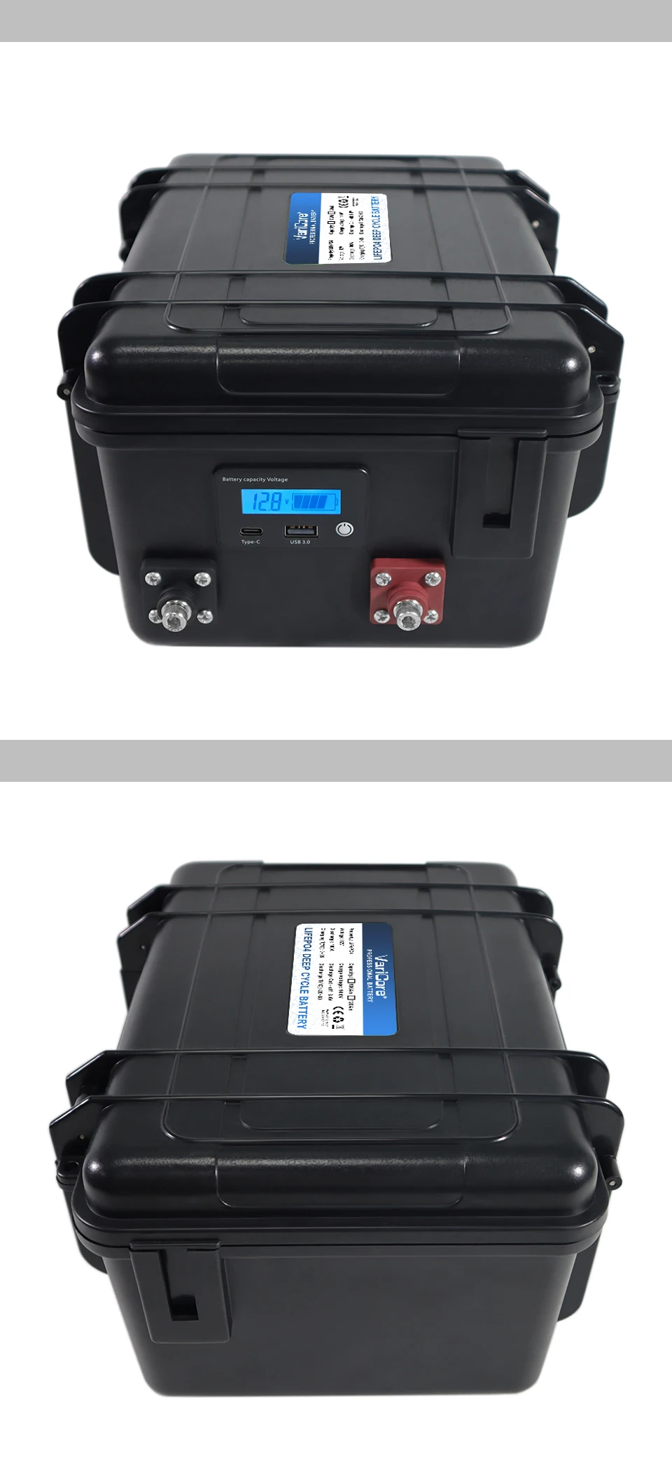 12v/12.8V 150Ah 100Ah LiFePO4 Battery 4s Multifunctional Portable suitcase Batte