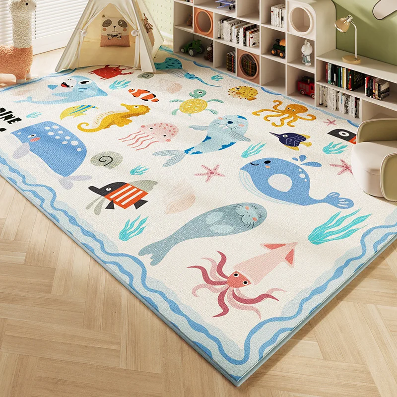 Tapis pour Enfant Sous-Marin et Cartoon