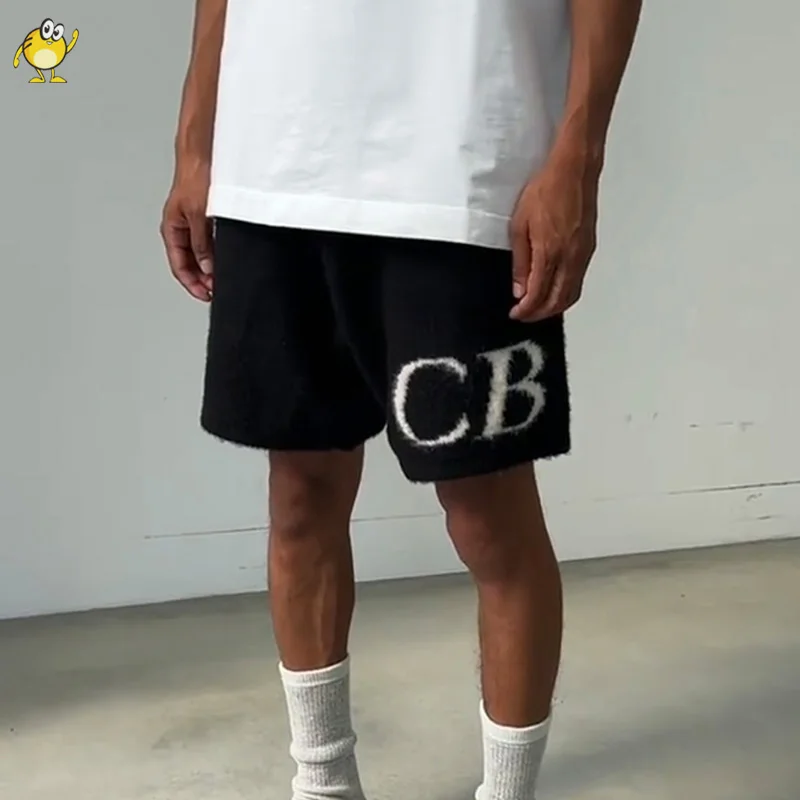 2024 New Knitting Cole Buxton Shorts Men Woman 1:1 Top Quality Fashion Classic Jacquard Logo Joggers Streetwear