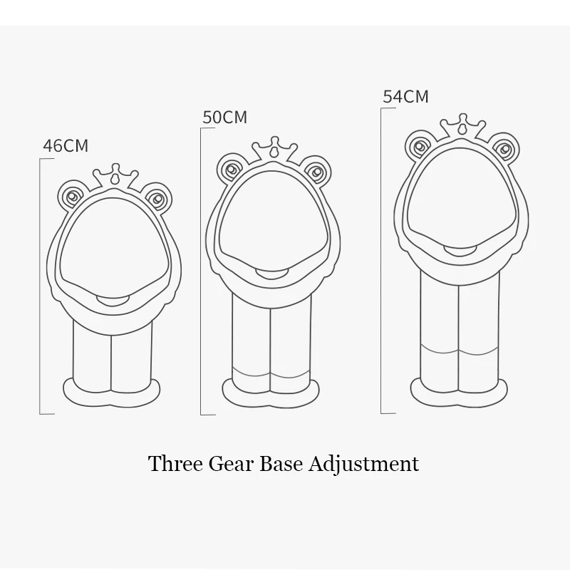 Boys Stand Vertical Pee Frog Shape Baby Toilet Urinal Kids Potty Training Urinate Infant Bathroom Wall-Mounted Urinal 6
