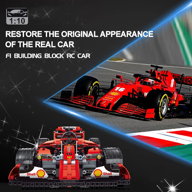 Technical APP Remote Control F1 Formula Sport Car Building Blocks Motor Power Racing Supercar Bricks Set Toy For Kids Model Gift building block toys building block toy building block kits