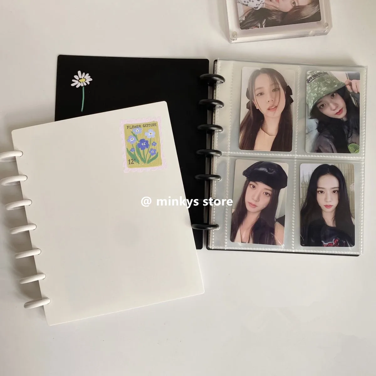 Mushroom Hole 3/5/7 inch Kpop Photocards Album Collect Book Star Chaser Album Small Card Storage Stationery