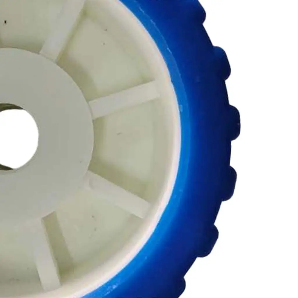 Boat Trailer Wobble Rollers 4 Blue Ribbed Wobble Rollers For Boat Trailer – 108x75x19mm, PP Material, High Temp Resistant, Universal Fit Marine Ribbed Wobble Rollers PP Boat Loading - View #8