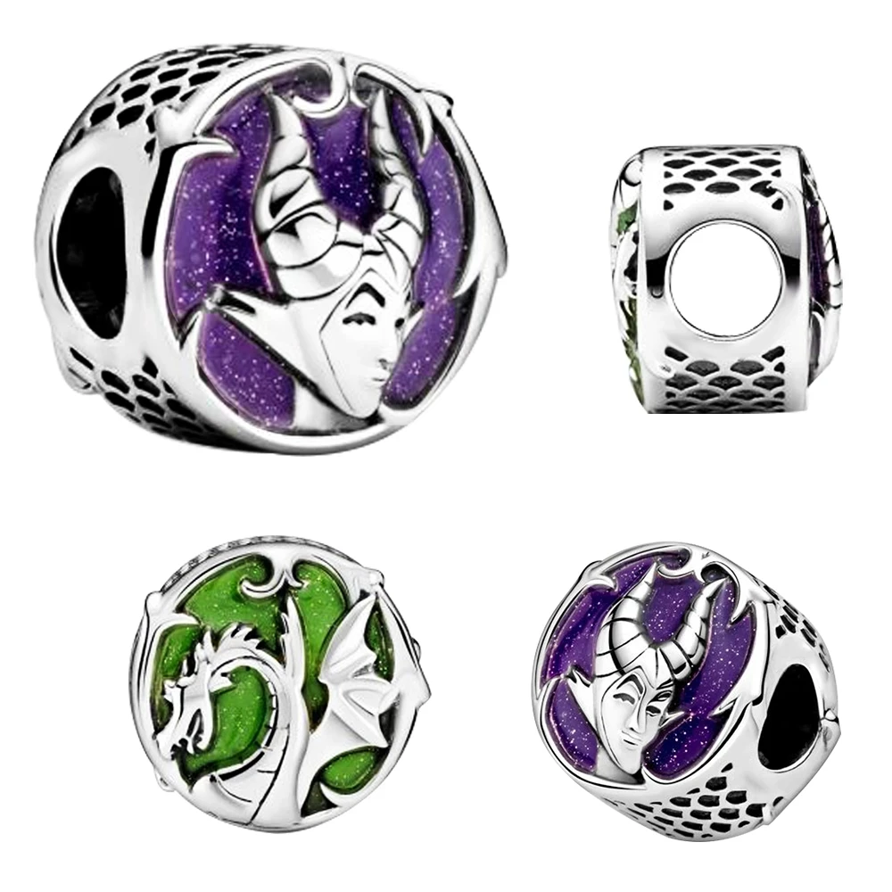 S925 Silver Hammer Gloves Hat Shield Witch Cartoon Charm Beads Suitable for Original Bracelets DIY 925 Women's Boutique Jewelry 4