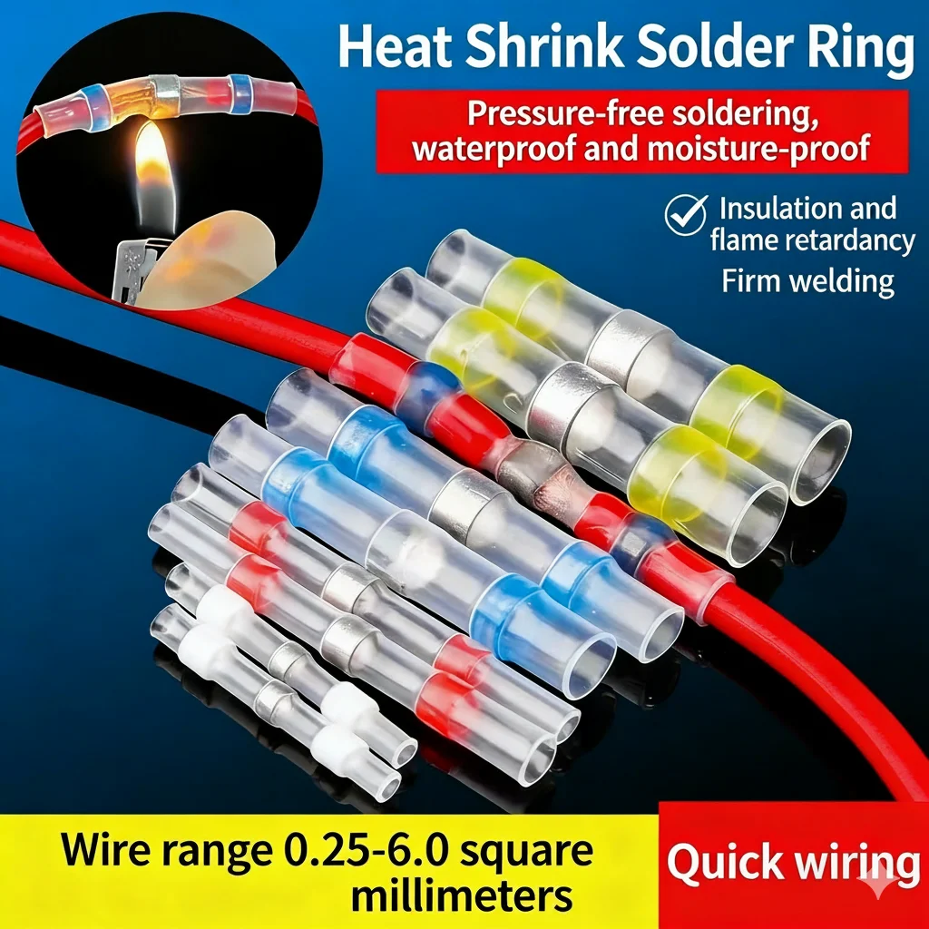 WeldingRingHeatShrinkTerminal,IP67Waterproof,ElectricalEquipmentConnectionHeatShrinkTube,WireConnectorTerminal-AliExpress13