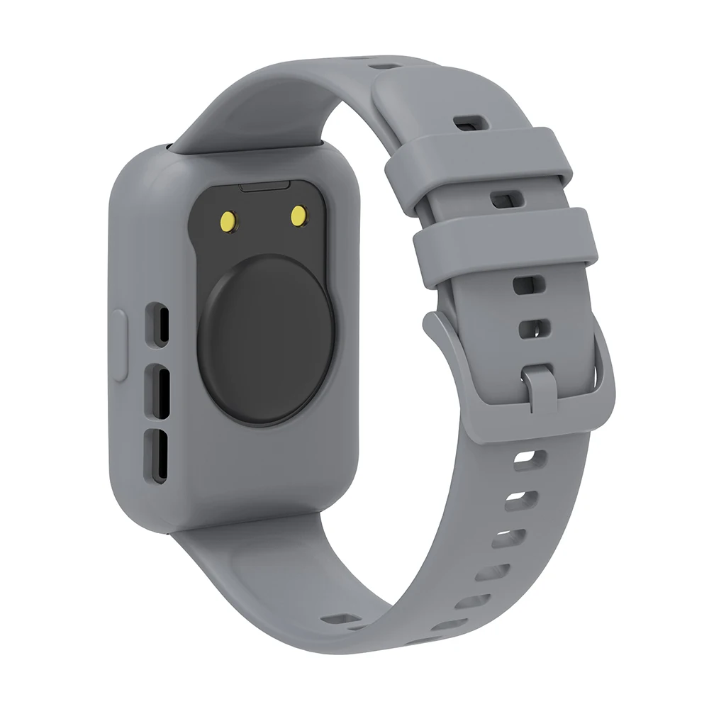Enhanced Silicone Strap with Protective Case for Smartwatch Replacement Band