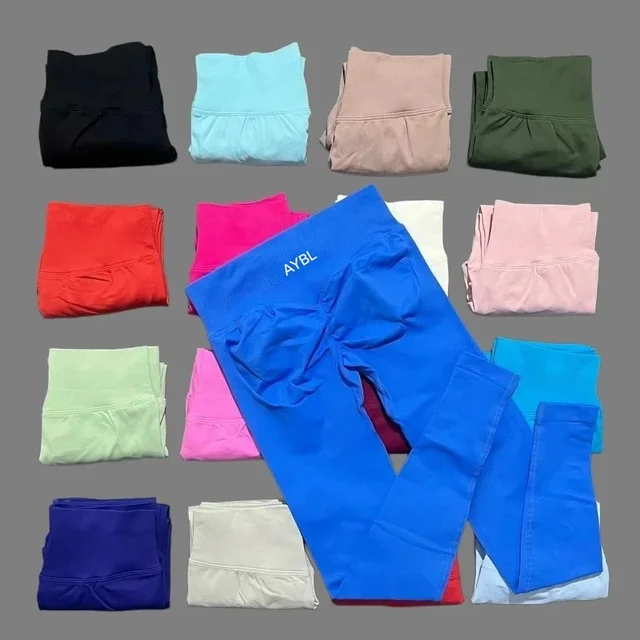 Leggings de yoga taille haute sans couture pour femme, effet push-up fessier, pantalon de sport élastique avec contrôle du ventre pour fitness et entraînement