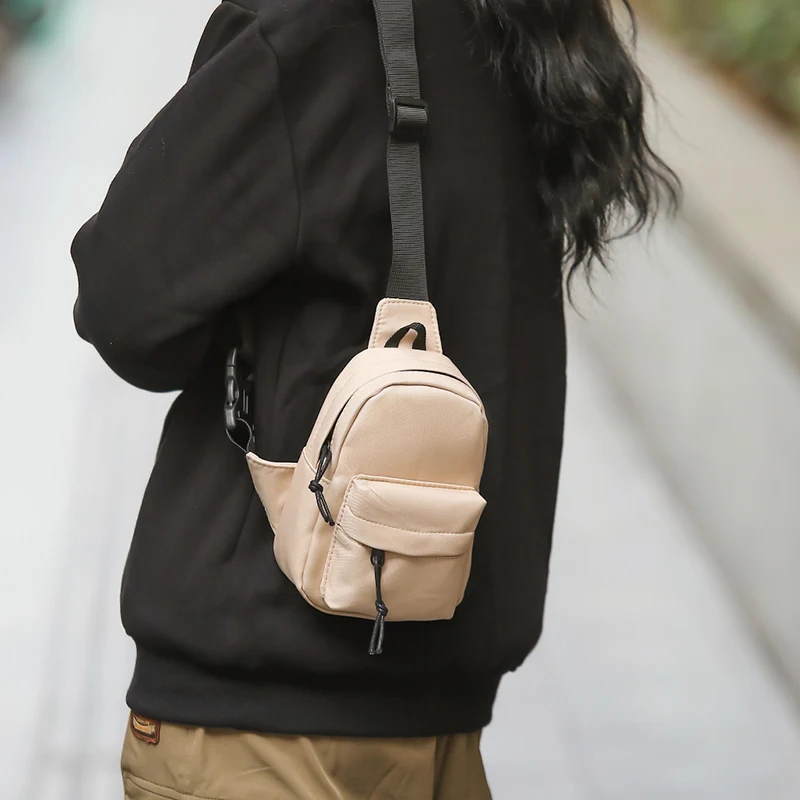 Multi functional casual men's chest bag, mobile phone bag, outdoor travel shoulder bag