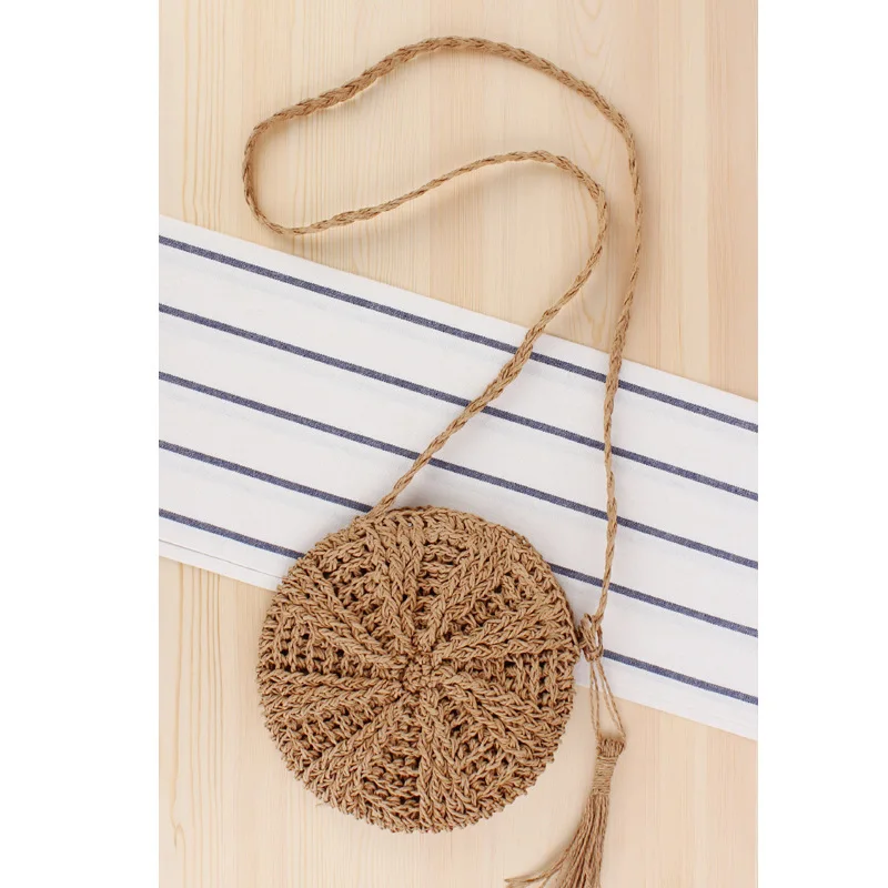 Rattan Woven Women Straw Bag Handbag Summer Beach Bag raffia straw bag women handbags