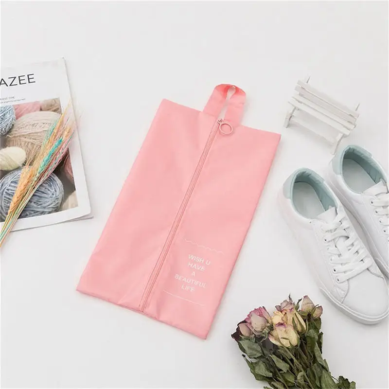 Travel Zipper Storage Shoes Bag Dust-proof High-capacity Portable Single-layer Sundries Bag Bra Storage Multi-purpose