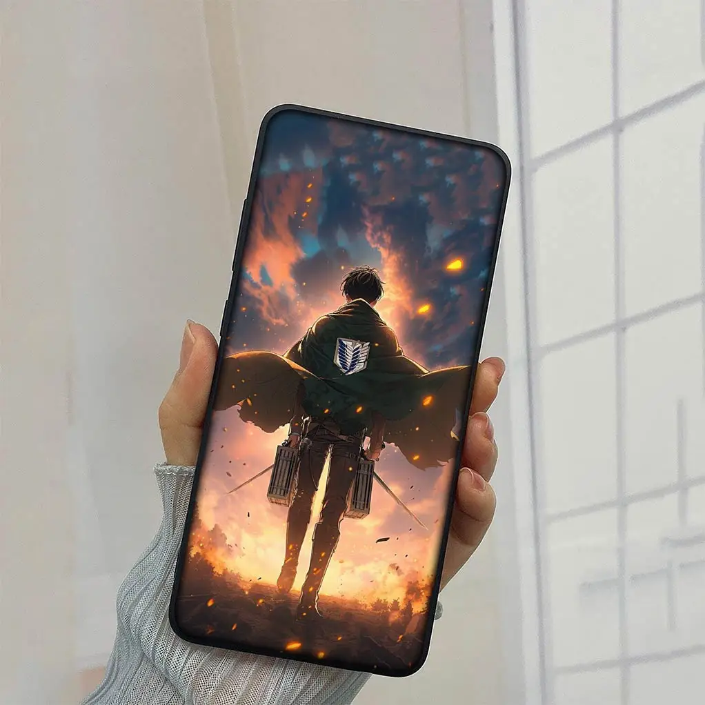 Levi & Eren Jaeger Attack on Titan Soft Phone Case Cover