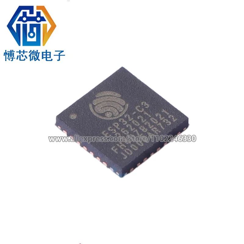Pacchetto Esp32-C3Fh4 Qfn-32-Ep(5X5) Chip Ricetrasmettitore Wireless