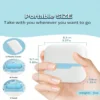 S30 Double Roller Facial Ice Compress Handheld  Skin Rejuvenation Beauty Device Mini Double Head Microneedle Ice Roller,Please P 1