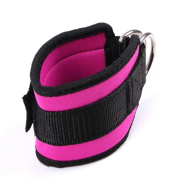 1PCS Ankle Straps Taekwondo Fitness Ankle Buckle D-ring Strap Weight-bearing Fitness Ankle Strap Stretching Sports Straps