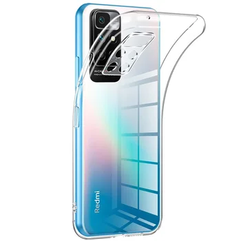 Silicone Clear Soft Case For Redmi 10 10 2022 10 Prime 10 Prime 2022 10C Ultra Thin Back Cover Slim