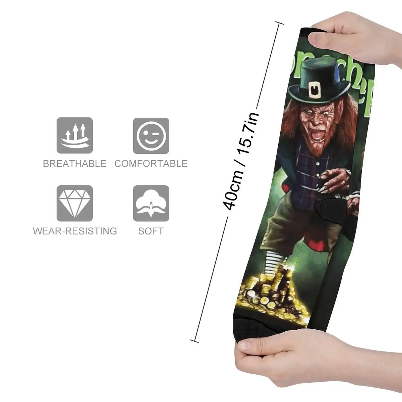 Mens Womens Horro Film Leprechaun 1993 Boys Fans Socks funny sock cotton socks men valentine gift ideas happy socks