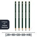 5Pcs 2B 4B 6B 8B HB