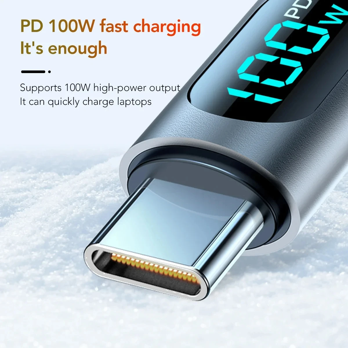 รูปสินค้า สายชาร์จ USB-C ถึง USB-A ชาร์จเร็ว 120W
