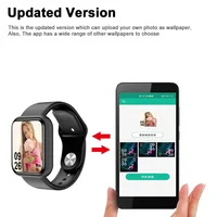 Y68 Smartwatch Fitness Bracelet Heart Rate Monitoring Reminder Step Counting Information Push Sleep Analysis D20 Sport Smartband 2
