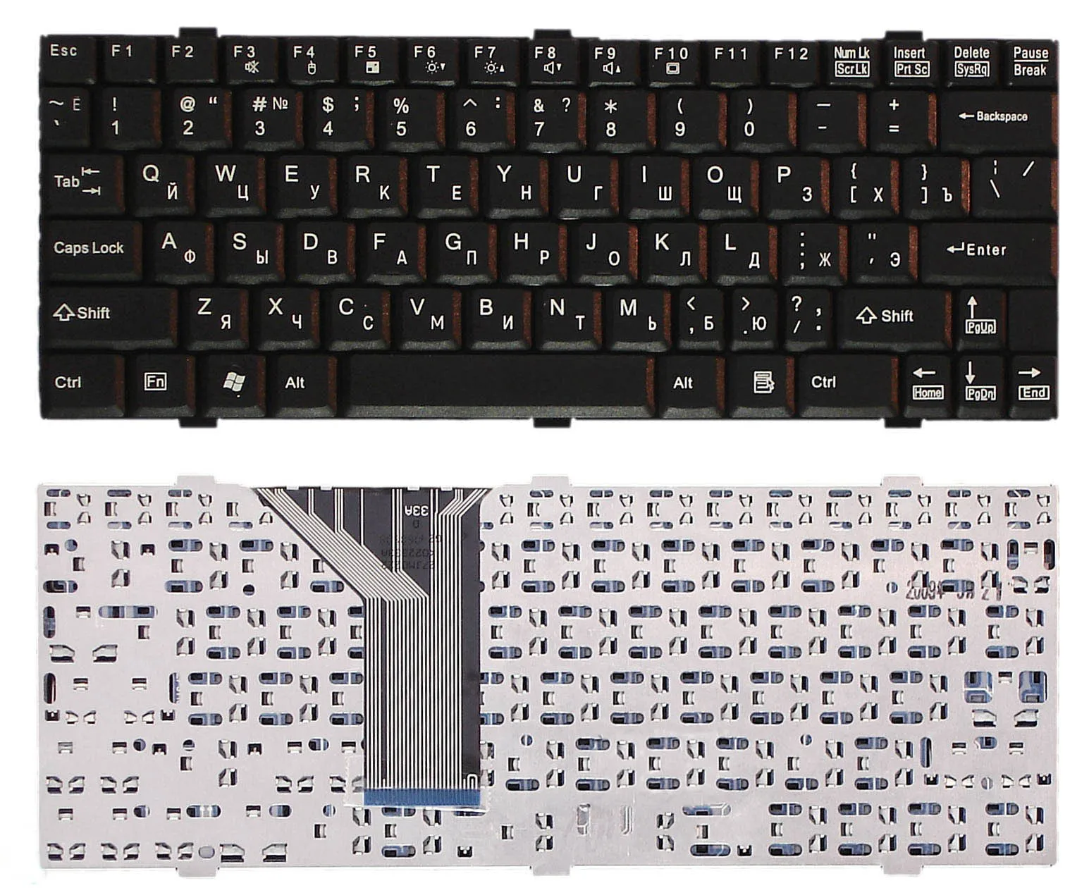 Клавиатура для Fujitsu-Siemens LifeBook B3010D черная | Компьютеры и офис