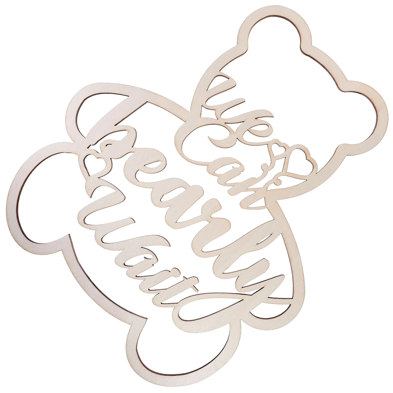 

Letter Baby Photo Props Girl Decor Bear Gender Reveal Door Sign Wood We Can Bearly Wait