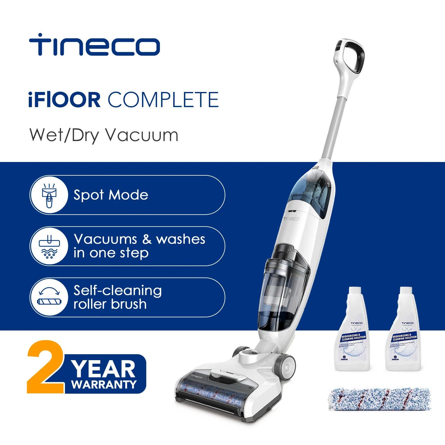 Tineco iFloor3 Aspiradora Escoba en Seco y Húmedo por 209,30€